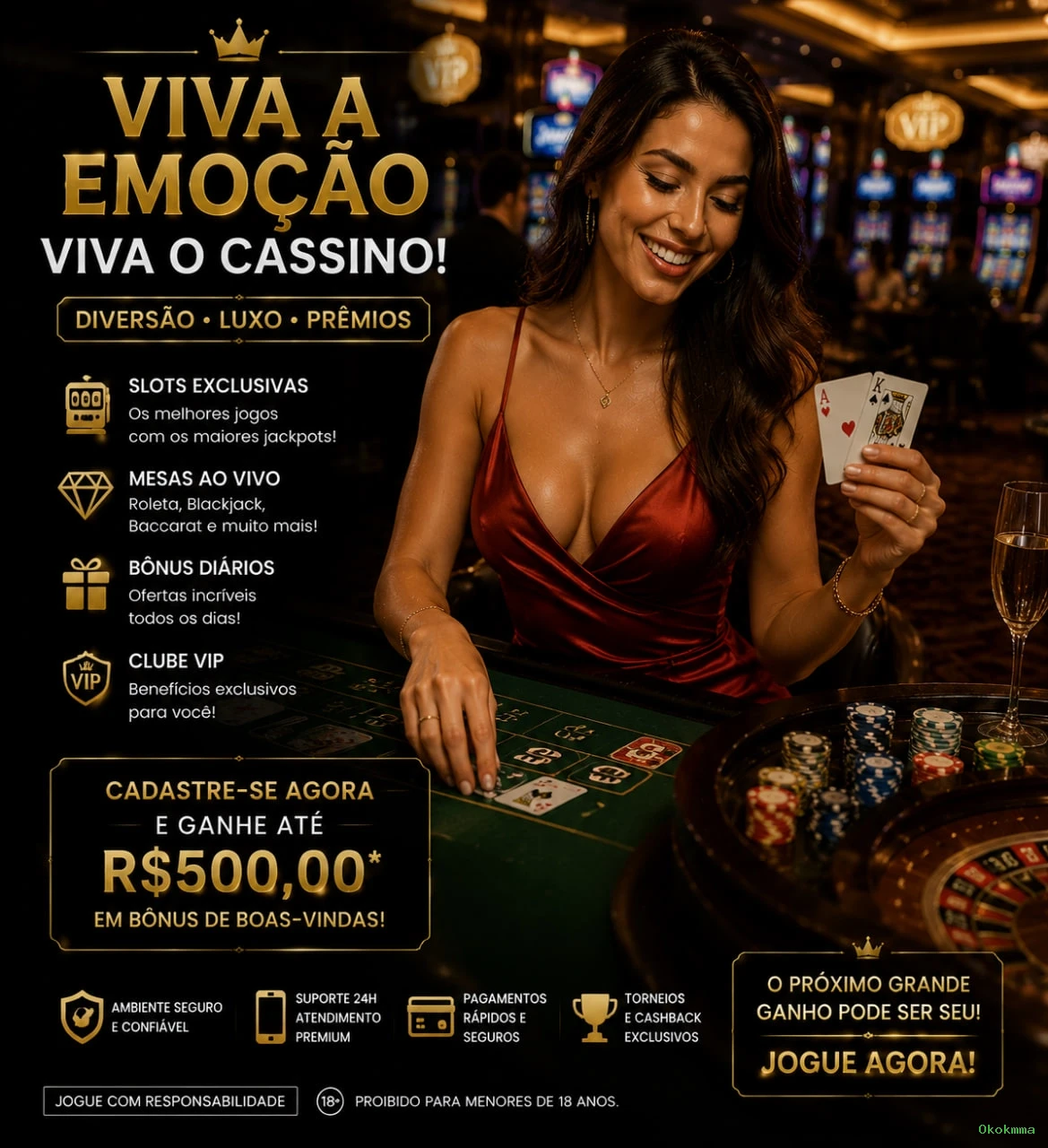 Ganhe prêmios incríveis na Okokmma